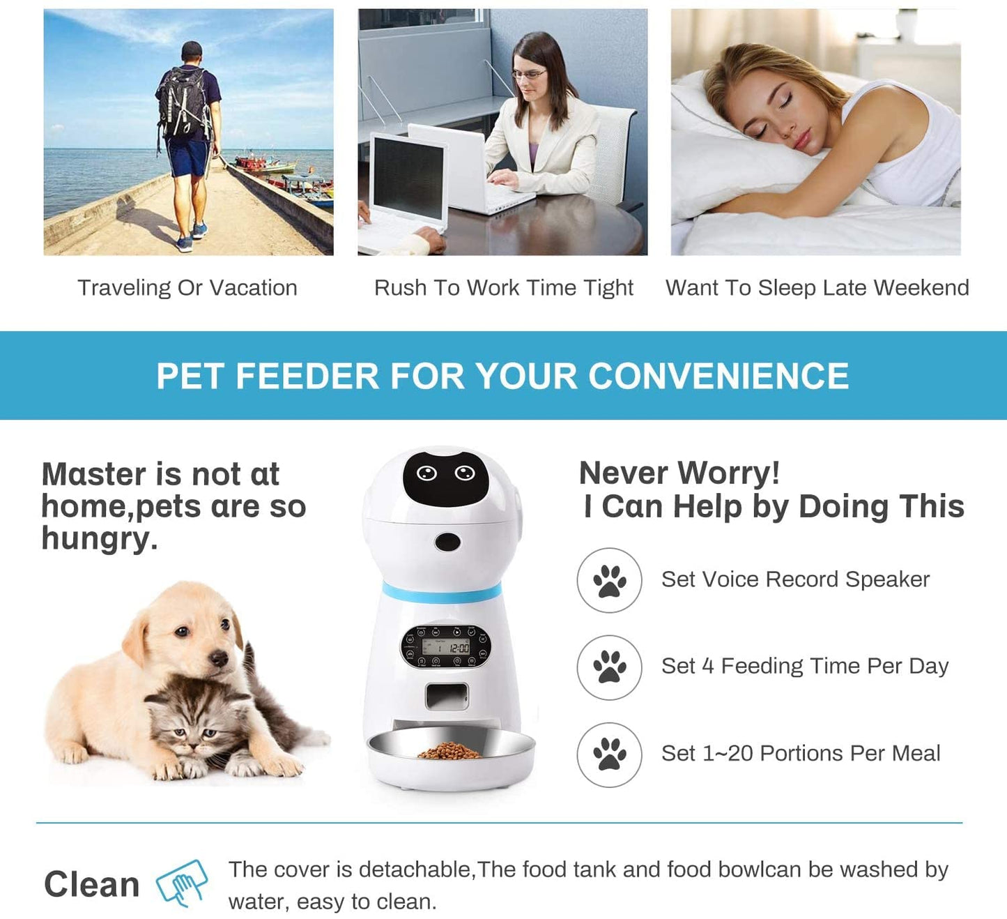 وحدة تغذية الحيوانات الأليفة VinDox