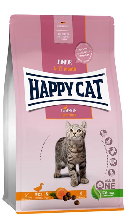 Happy Cat Junior Farm Duck 4Kg