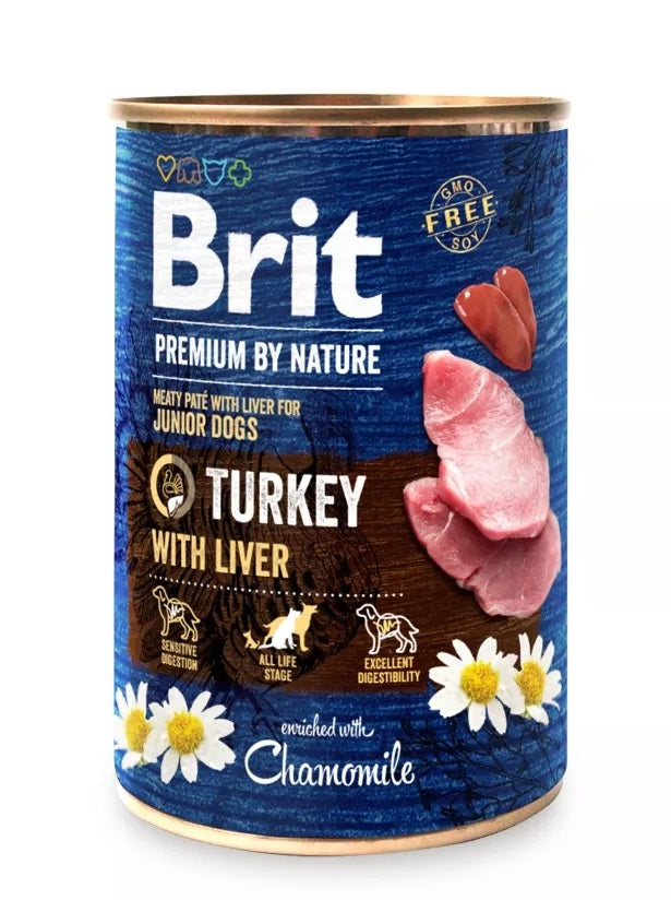 Brit Turkey With Liver 800g