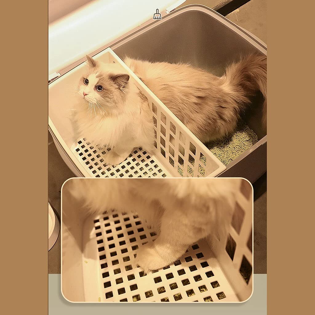 Semi Enclosed Cat Litter Box 44cm