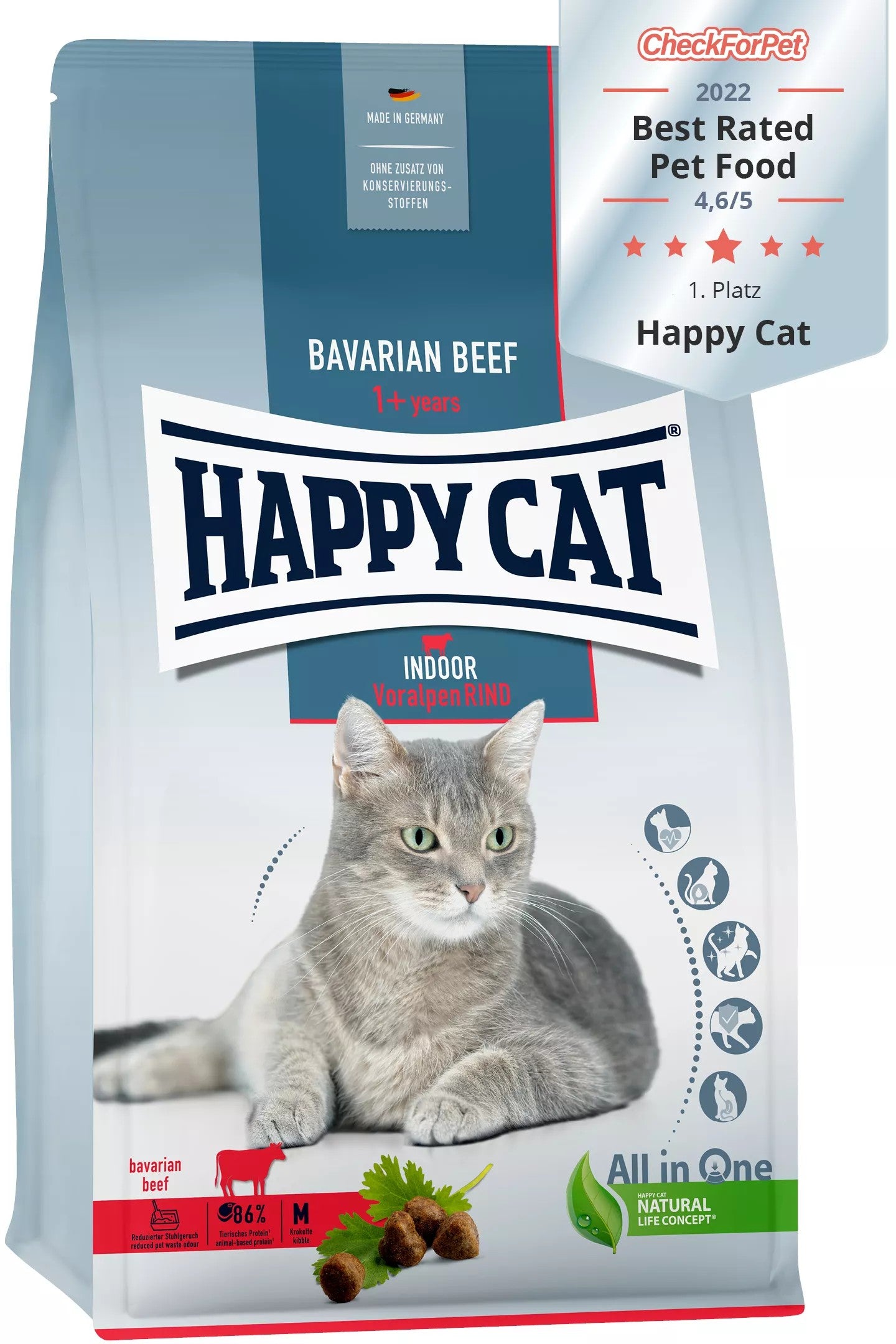 پشیلەیەکی خۆش لە ژوورەوە گۆشتی گا باڤاریا 4Kg