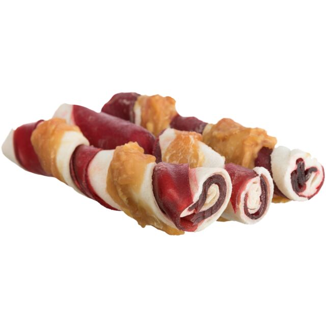 لفائف مضغ تريكسي بالدجاج 105 جرام