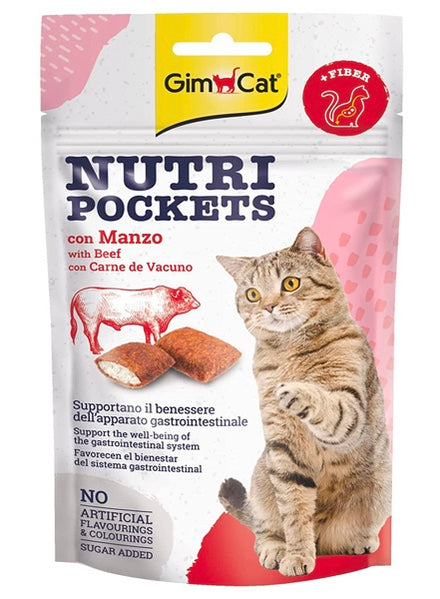 گیرفانی Gimcat-Nutri لەگەڵ گۆشتی مانگا 60g