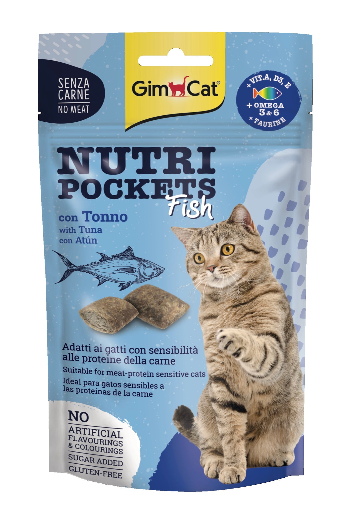 گیرفانی Gimcat-Nutri ماسی لەگەڵ تونە 60g