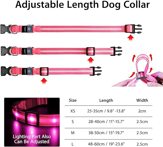 طوق أمان وامض من MASBRILL مقاس M