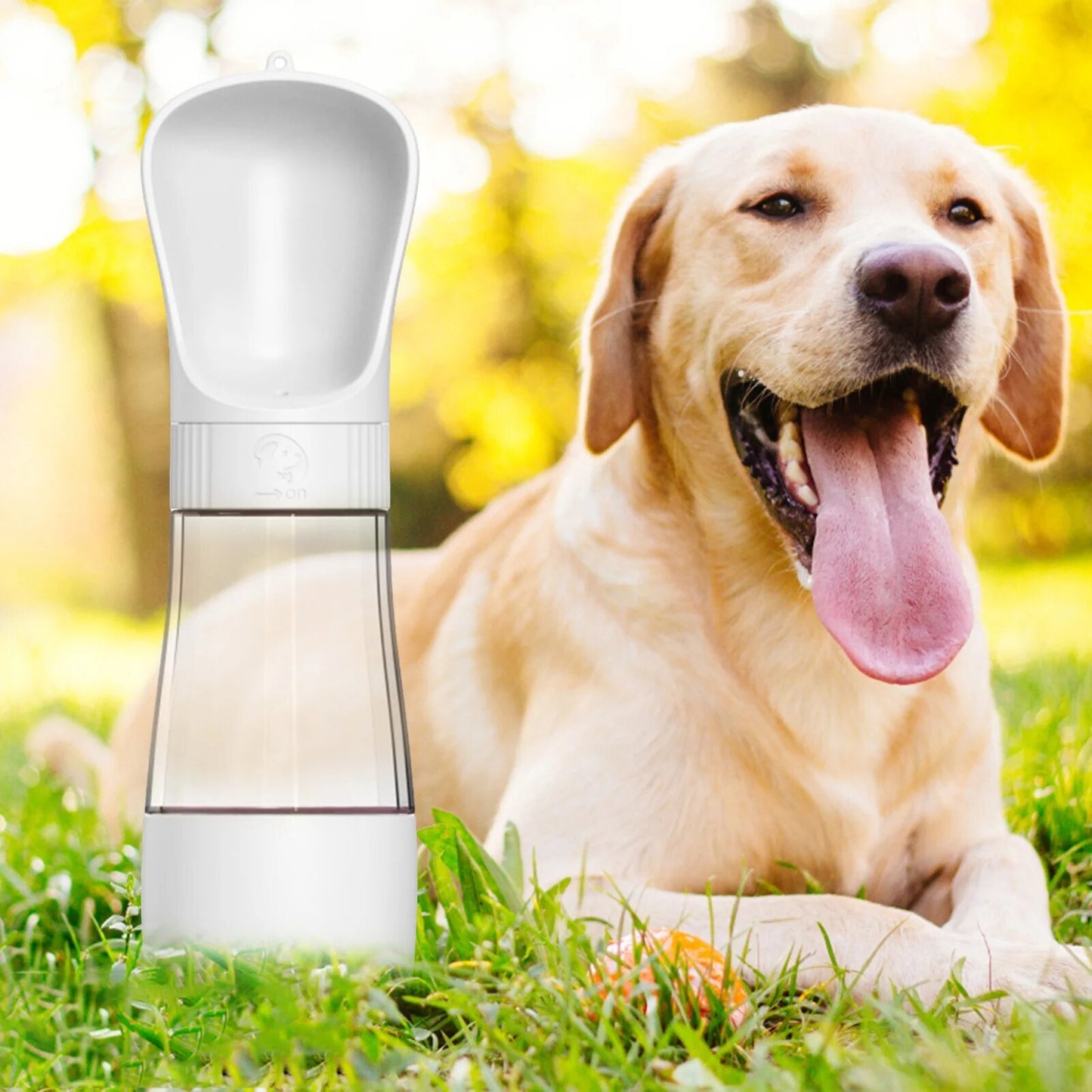 زجاجة ماء للكلاب من ESINNLEAD سعة 320 مل وطعام سعة 170 مل