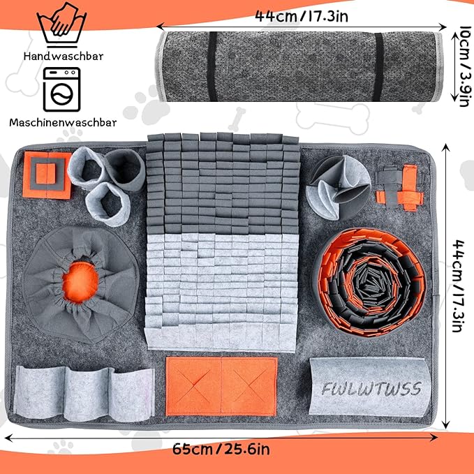 سجادة شم قابلة للغسل للكلاب من FWLWTWSS