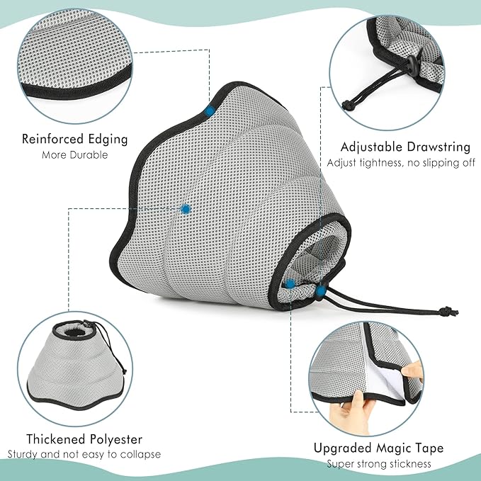 طوق استرداد الحيوانات الأليفة VavoPaw للكلاب، استرداد ناعم M