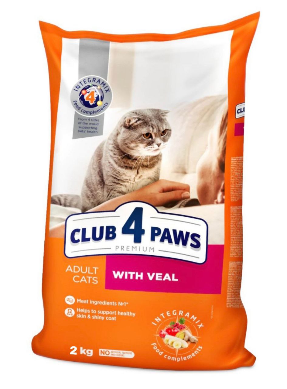 Club 4 Paws Veal 2Kg