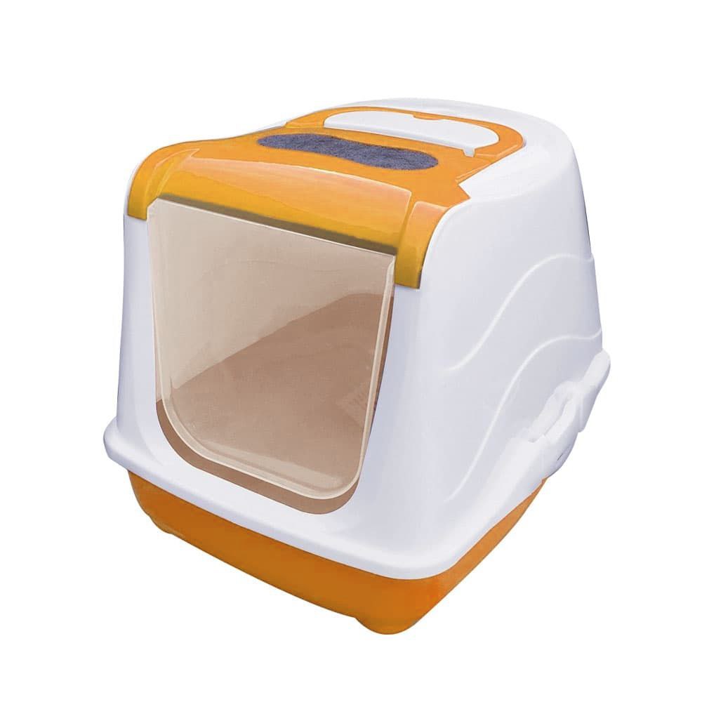 Covered Litterbox Orange 40cm