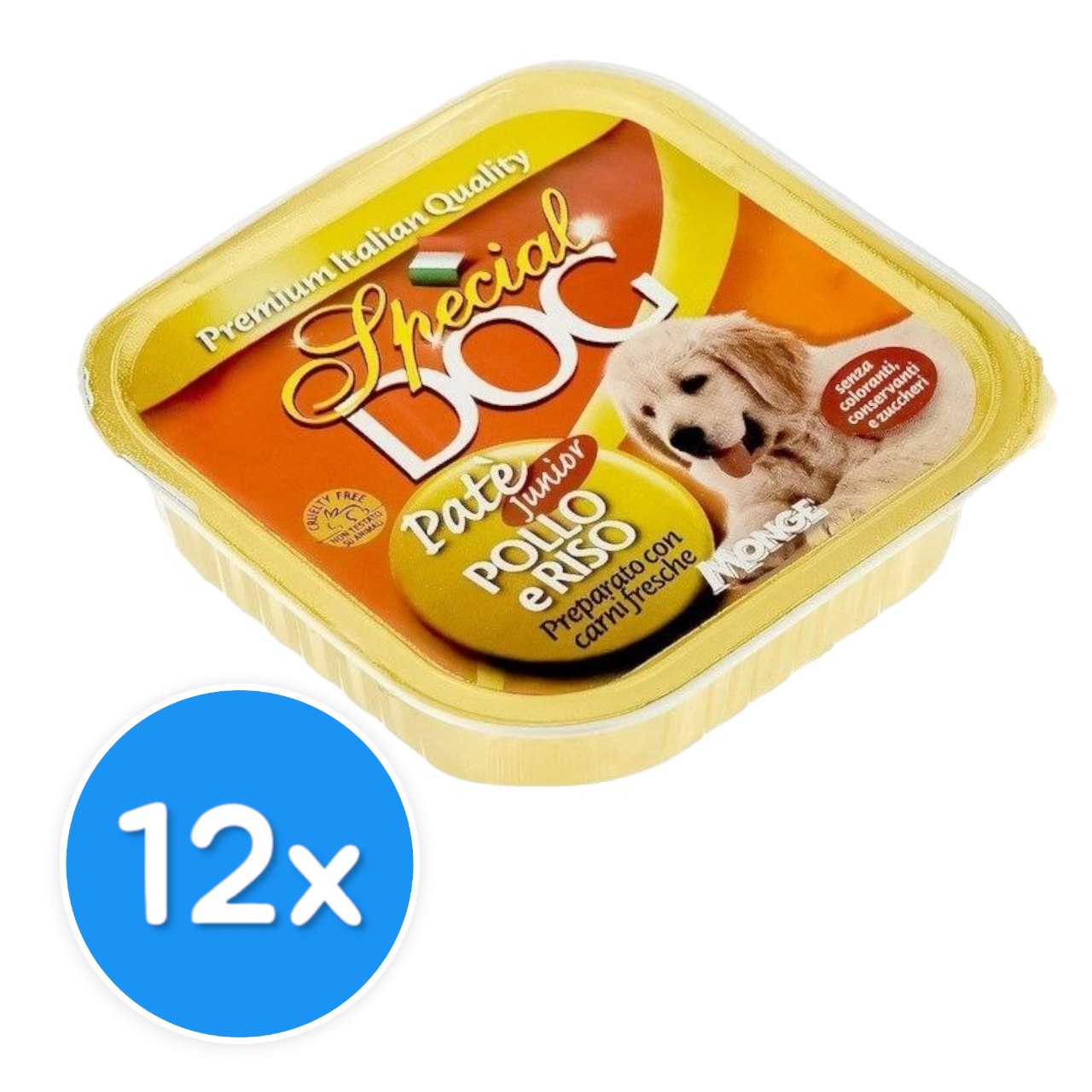 سەگی تایبەت Paté لەگەڵ گۆشتی پەلەوەر 12X