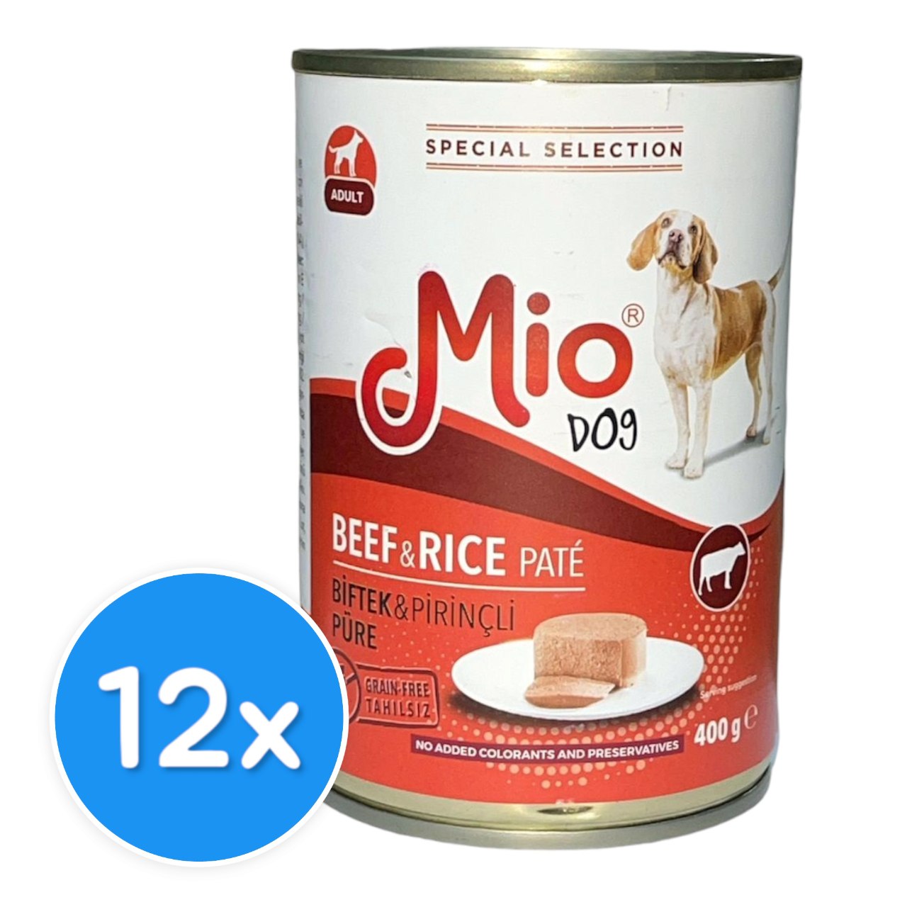 Mio لەگەڵ گۆشتی مانگا و برنج لە Pate 12X