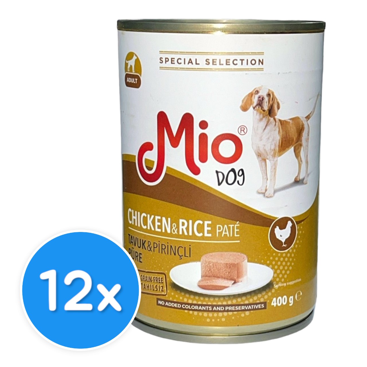 مریشک و برنجی میو لە Pate 12X