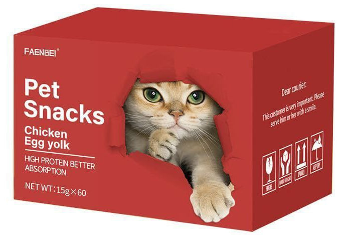 خواردنی کەمی ئاژەڵە ماڵیەکانی Faenbei لەگەڵ مریشک و زەردێنەی هێلکە 60X