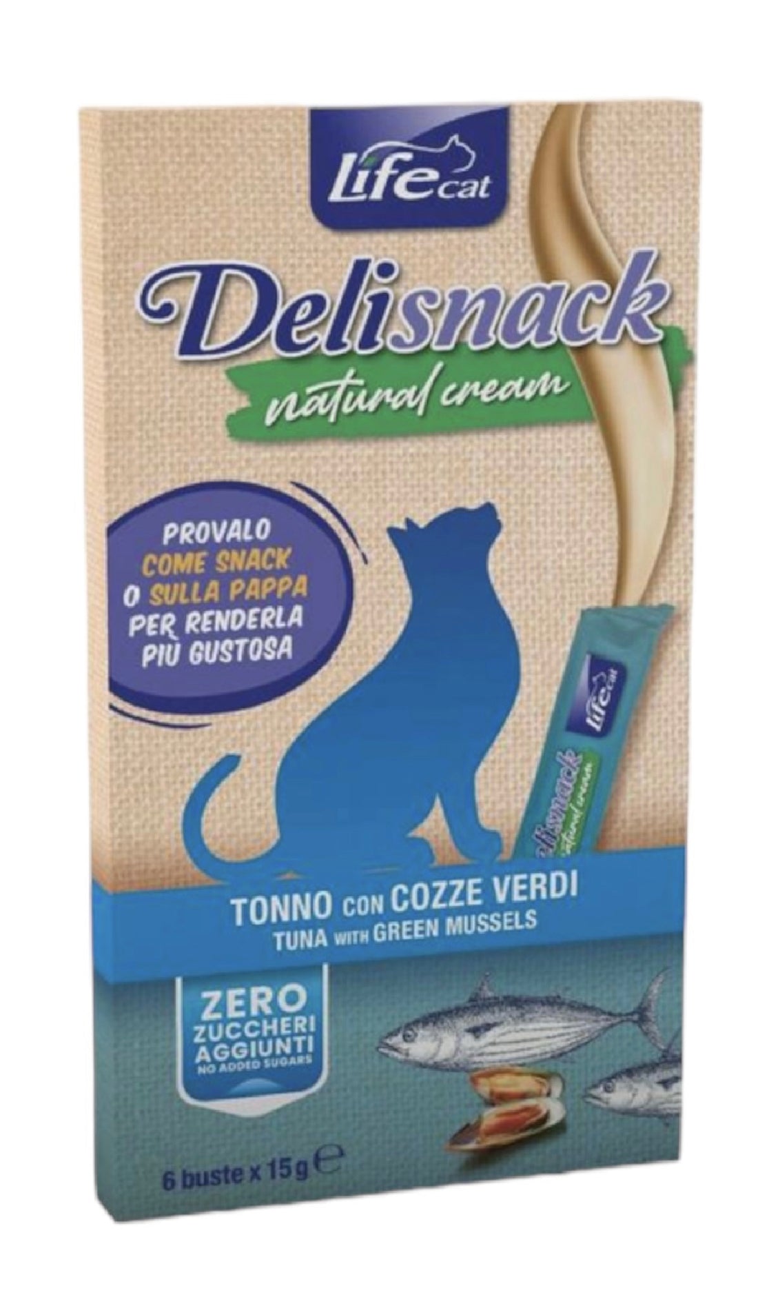 Natural Cream snack deli - Tuna 6X
