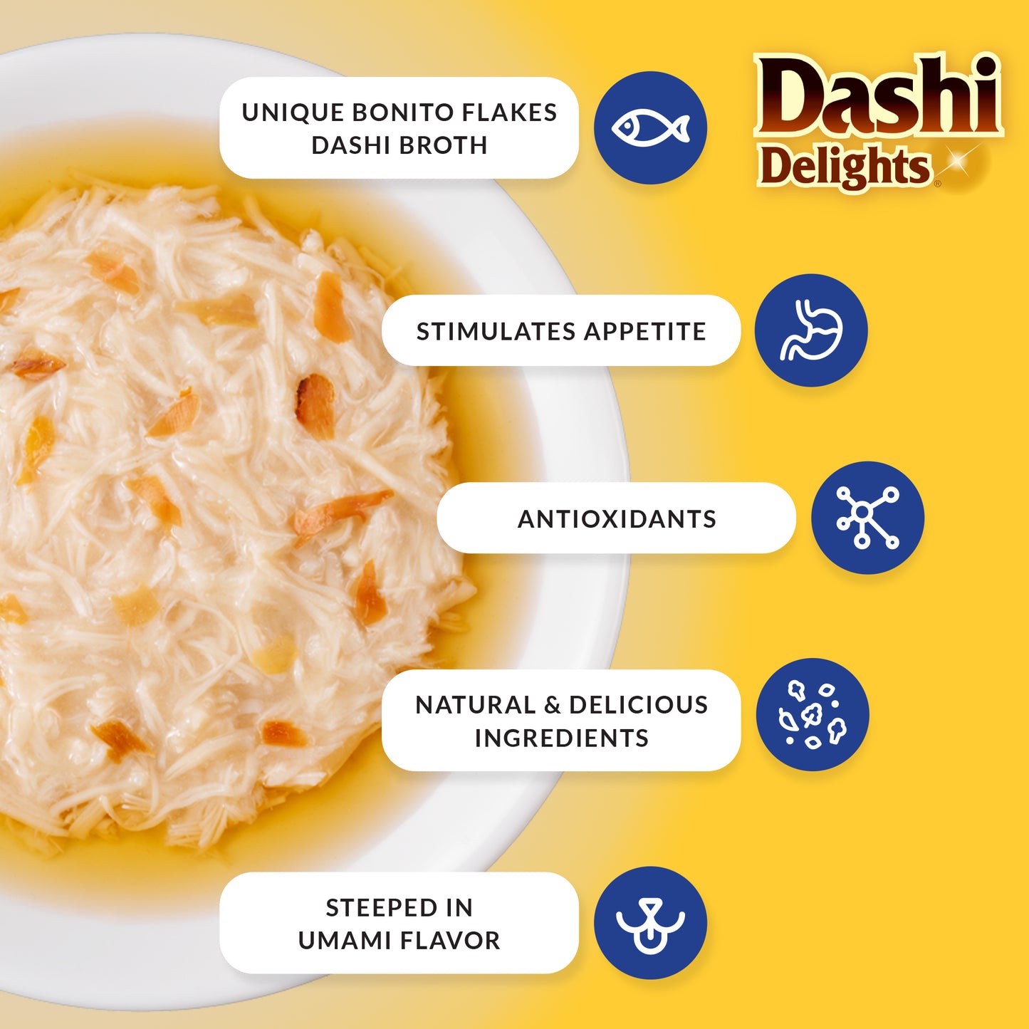 Dashi Delights Chicken with Tuna & Salmon Recipe 70g