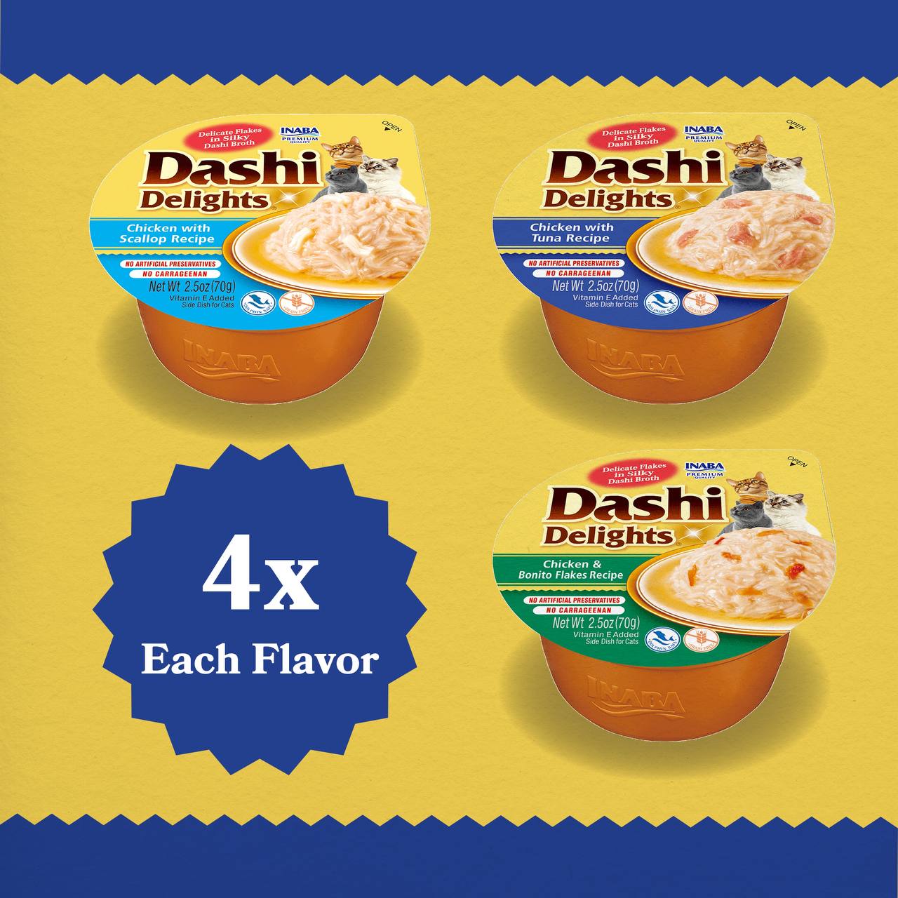 Dashi Delights Seafood Variety Pack 12X