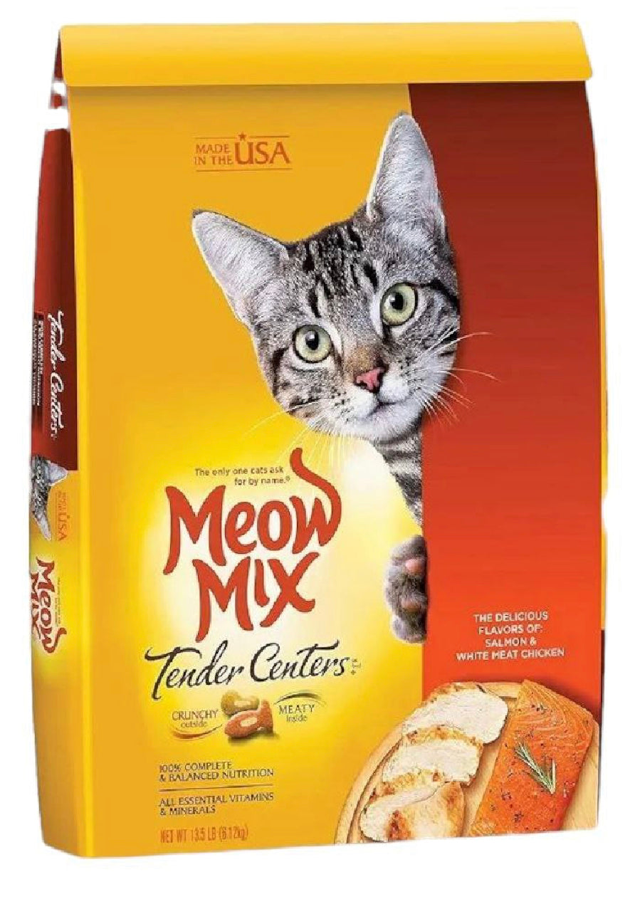 میو میکس سەنتەرەکانی تەندەر سەلەمون و مریشک 1,36Kg