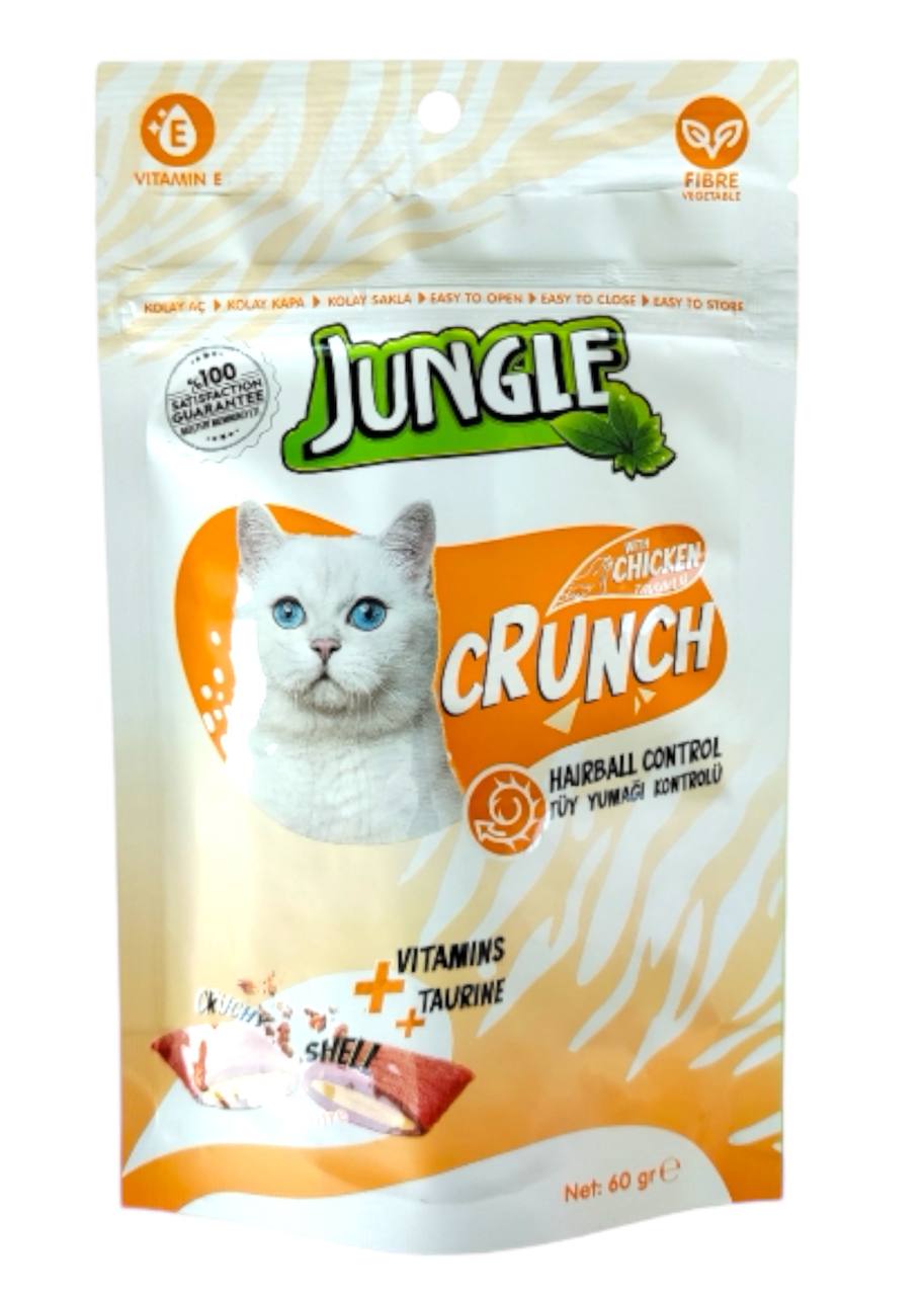 کۆنتڕۆڵی تۆپی قژی جەنگەڵ کرانچ لەگەڵ مریشک 60g