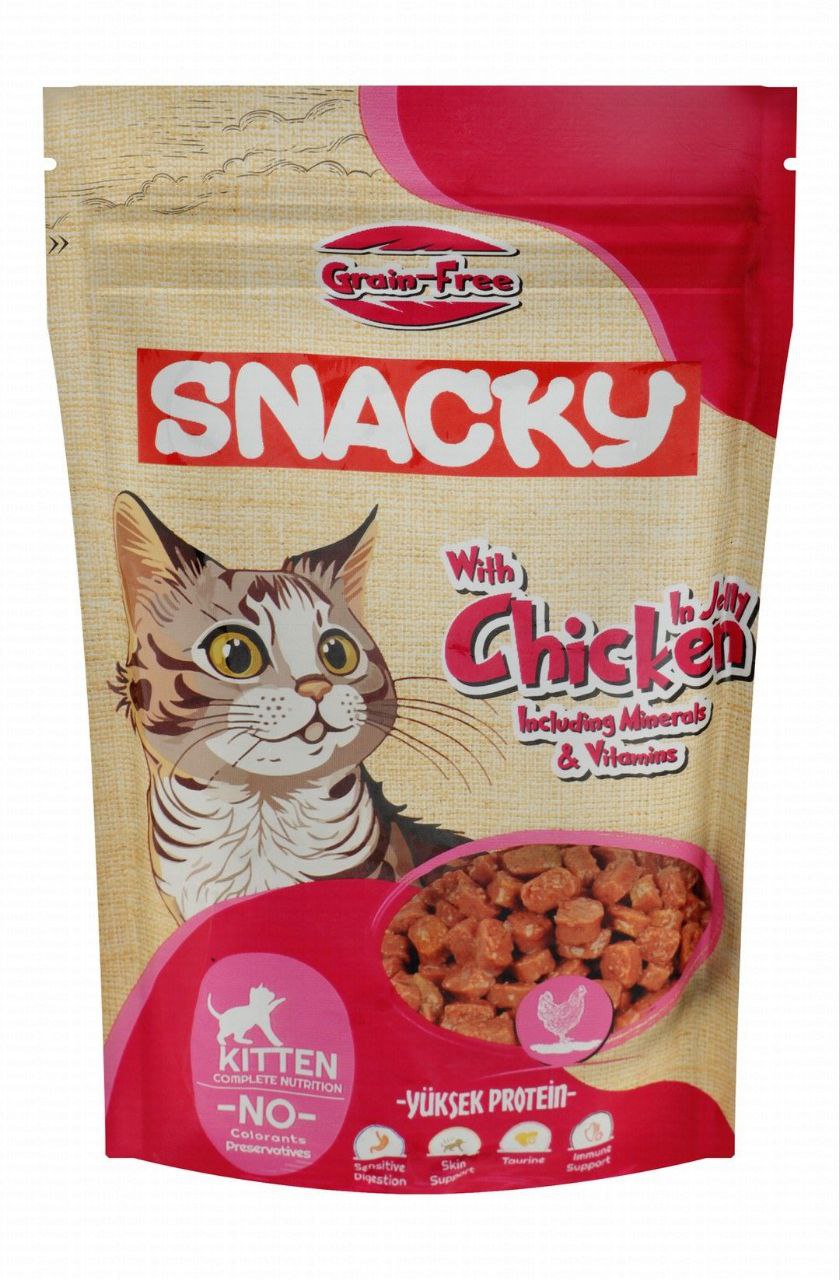 Snacky Kitten Chicken in Jelly 85g