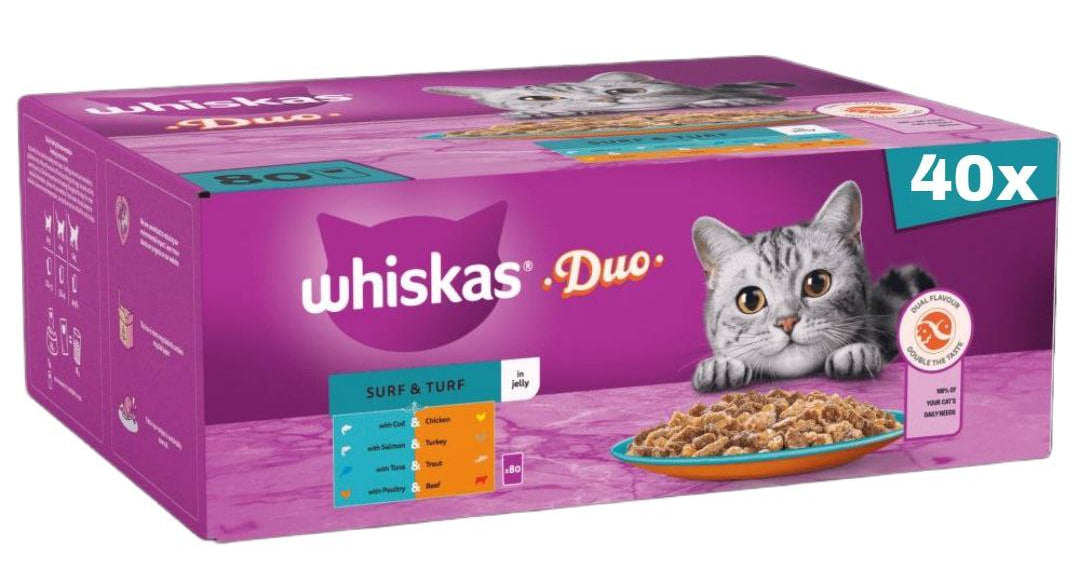 Whiskas Surf & Turf In Jelly 40x