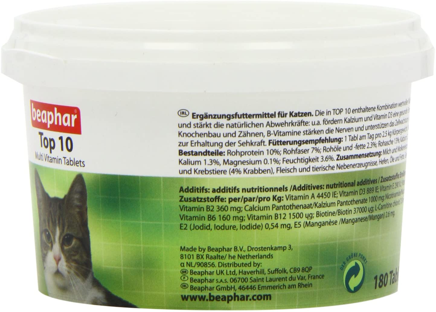 10 باشترین ڤیتامین 180X