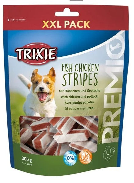 Trixie Fish Chicken Stripes 300g