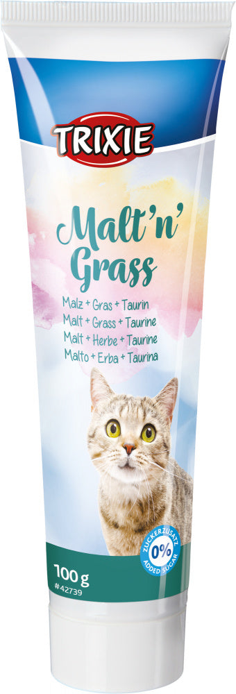 Trixie Malt'n'Grass Anti-Hairball 100g