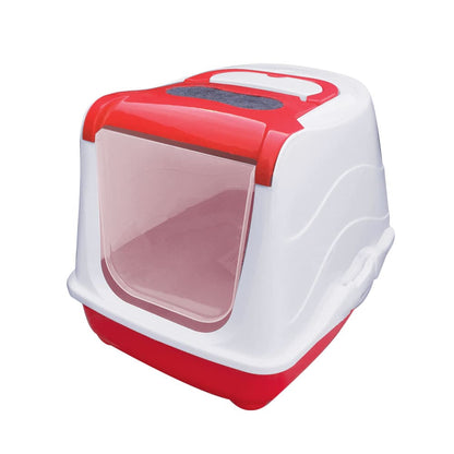 Covered Litterbox - Red 40xm