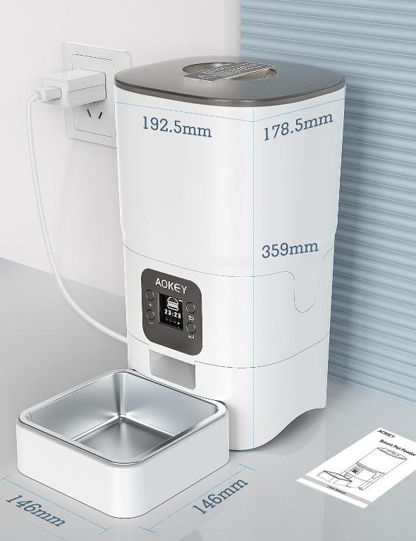 وحدة تغذية القطط الأوتوماتيكية سعة 6 لتر