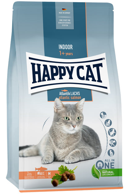 Happy Cat Indoor Salmon 1,3Kg