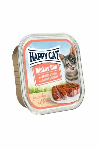 Happy Cat Poultry & Salmon 100g