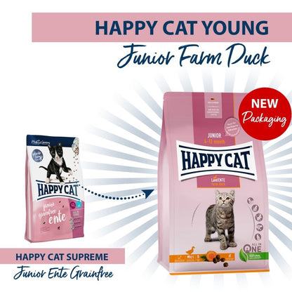 Happy Cat Junior Farm Duck 1,3Kg