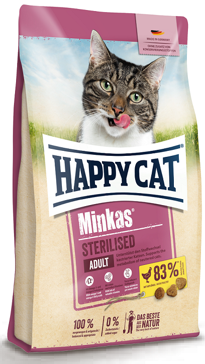 Happy cat Minkas Sterilized 10Kg