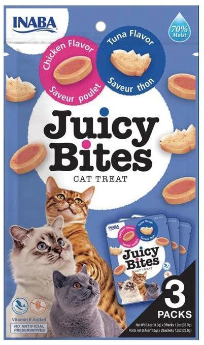 Juicy Bites Tuna & Chicken 33g