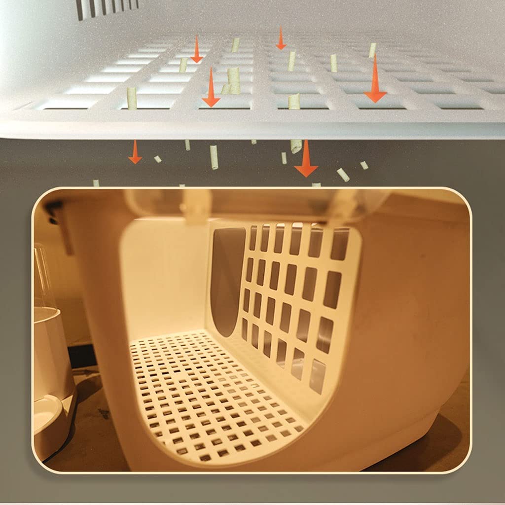 Semi Enclosed Cat Litter Box 44cm