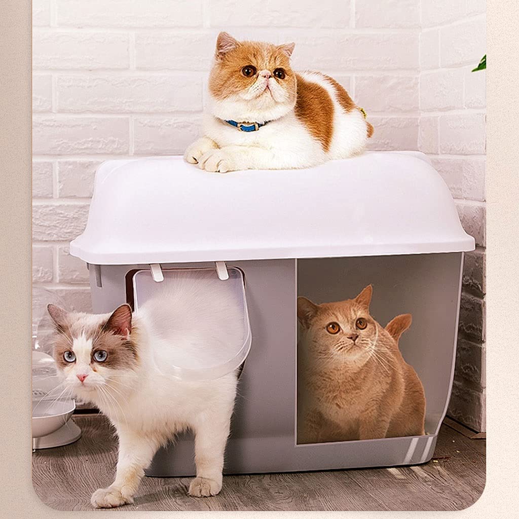 Semi Enclosed Cat Litter Box 44cm