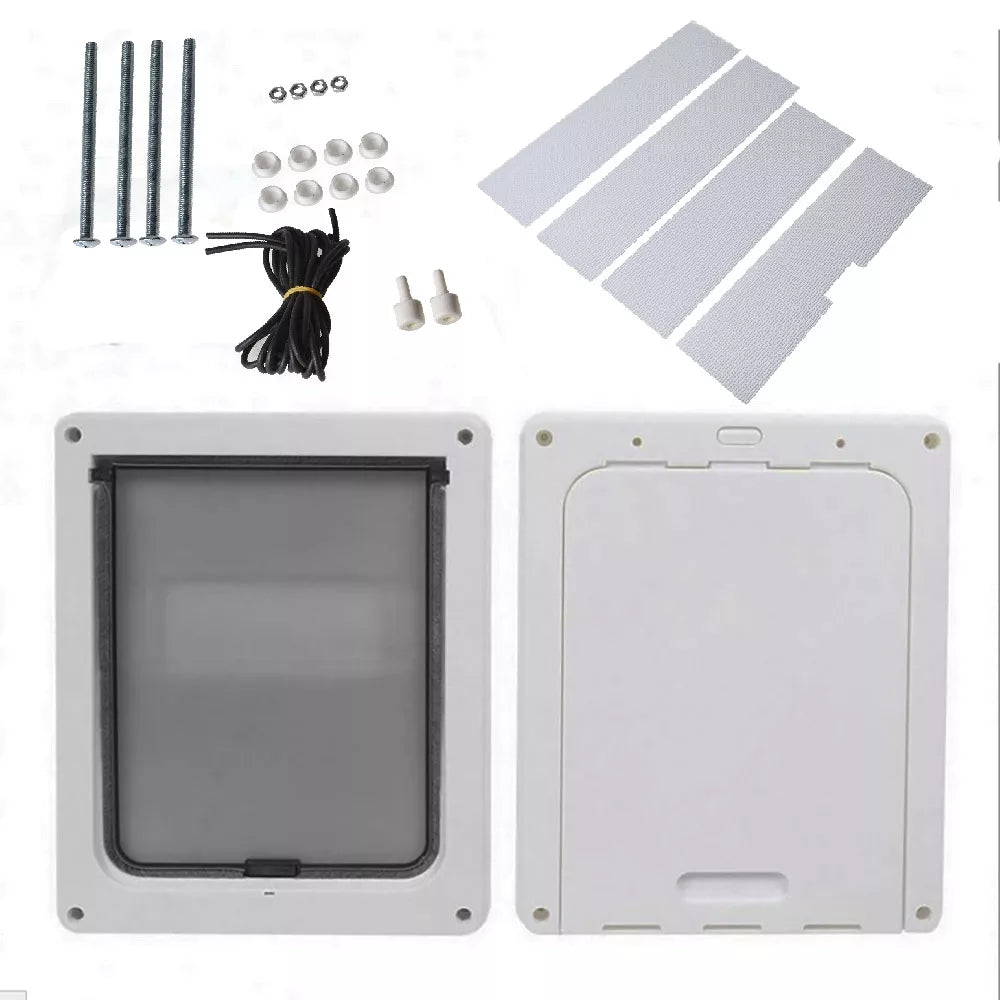 Self-Closing Flap Door - Grey