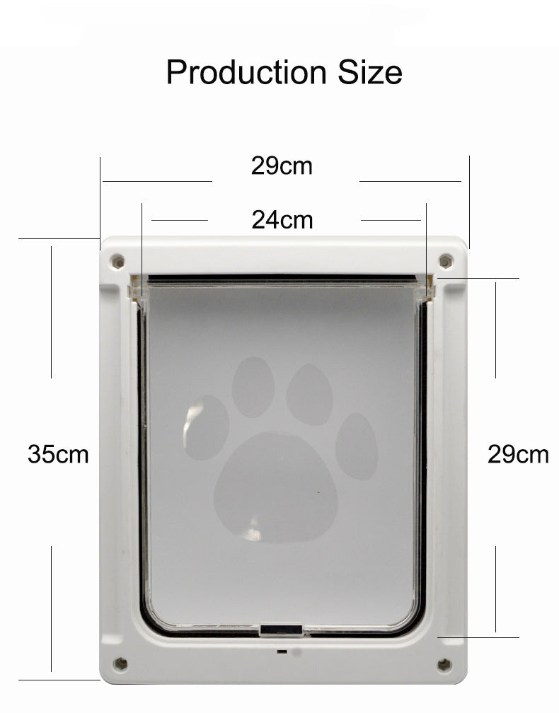 Self-Closing Flap Door - Grey