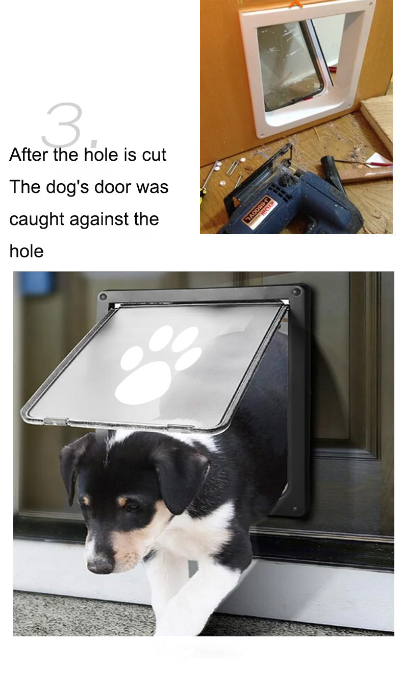 دەرگای فلاپی خۆ داخراو - سپی