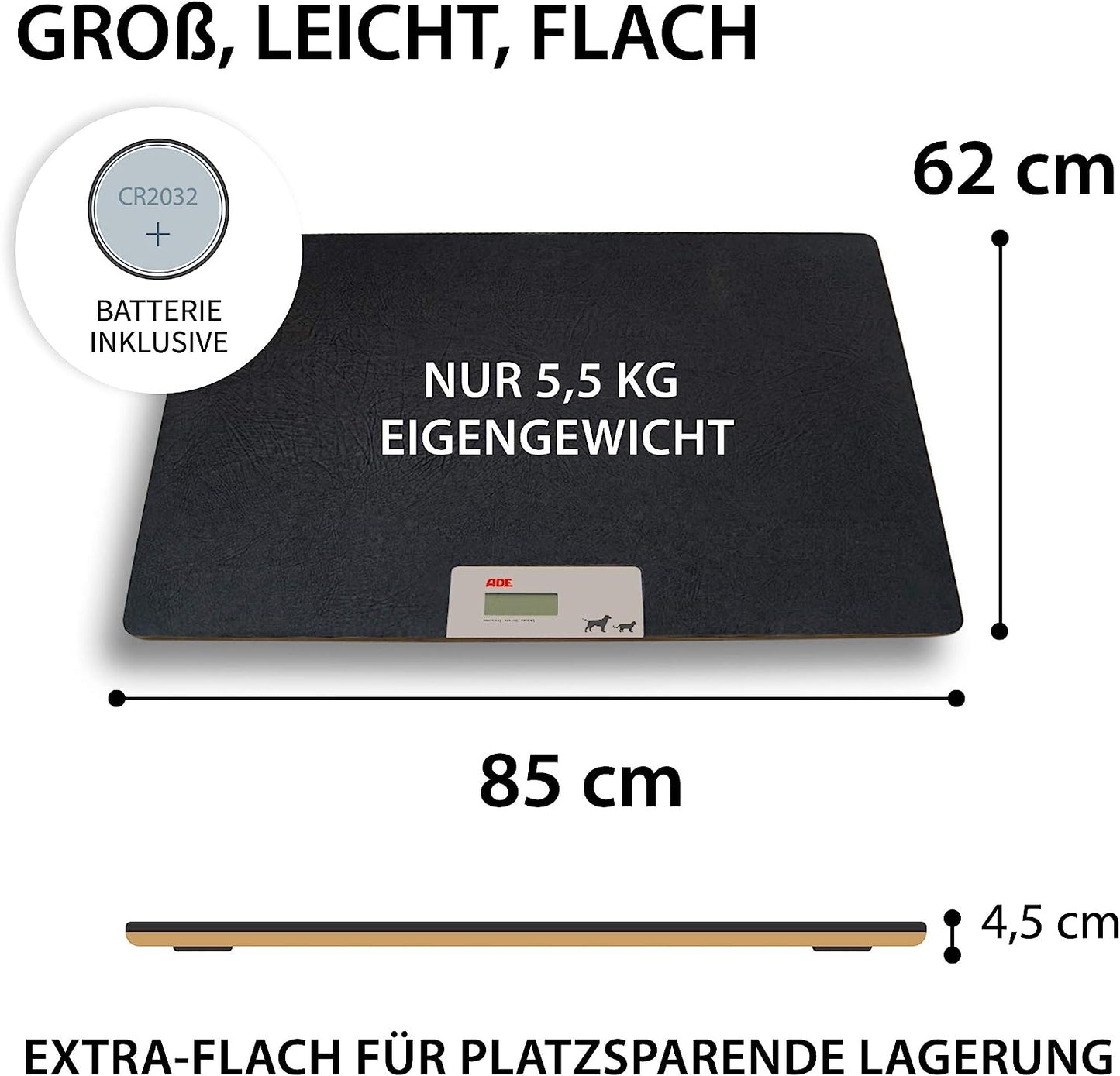 تەرازووی ئاژەڵە ماڵییە دیجیتاڵییەکان تا ١٠٠ کیلۆگرام 