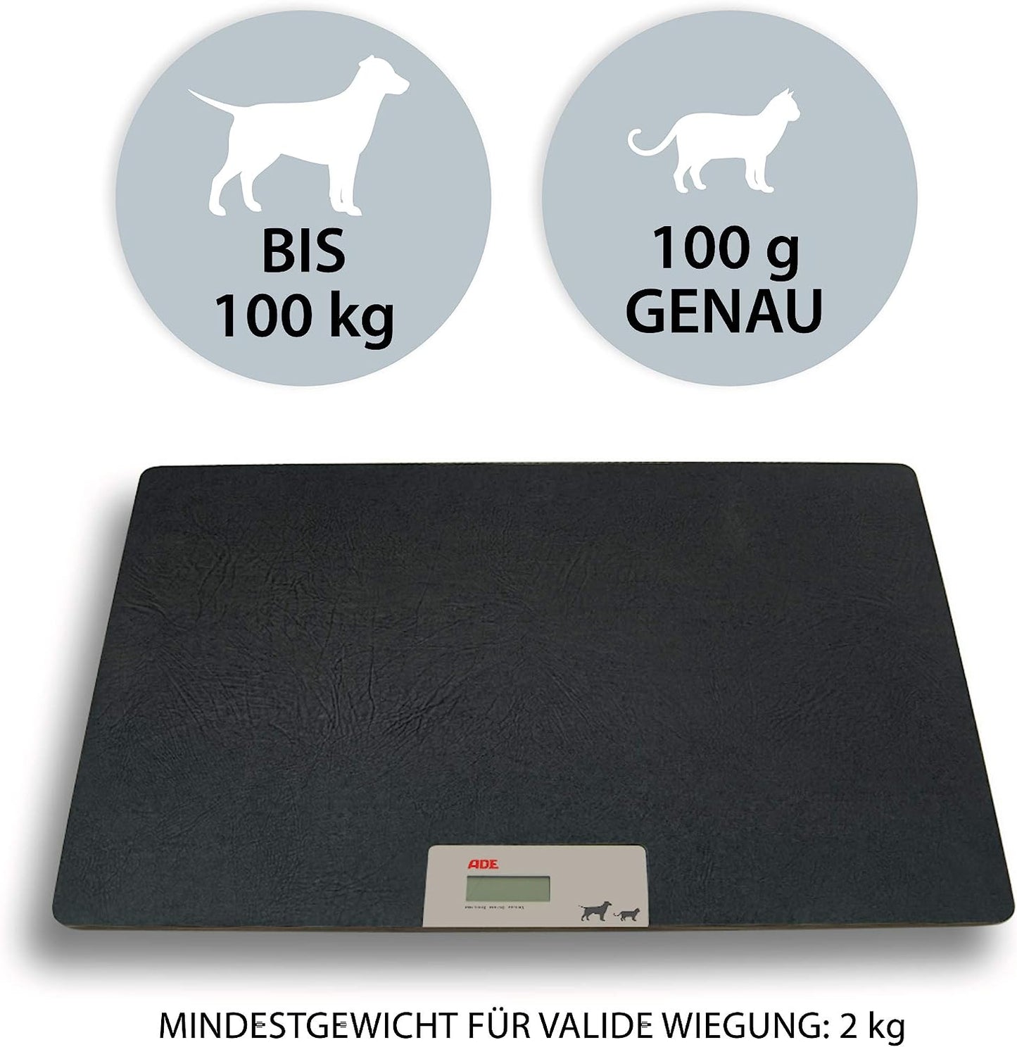 تەرازووی ئاژەڵە ماڵییە دیجیتاڵییەکان تا ١٠٠ کیلۆگرام 