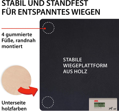 تەرازووی ئاژەڵە ماڵییە دیجیتاڵییەکان تا ١٠٠ کیلۆگرام 