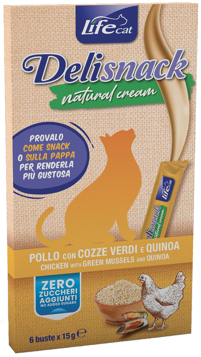 Natural Cream snack deli - Chicken 6X