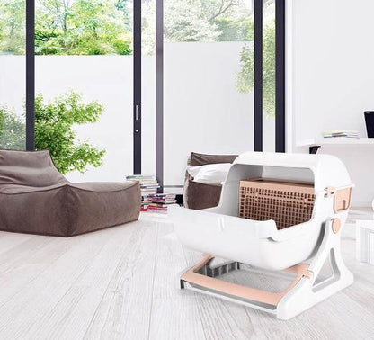 Semi-Automatic Litterbox green