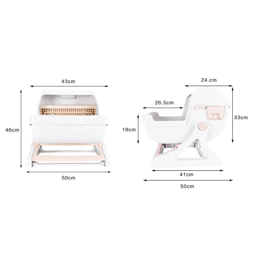 Semi-Automatic Litterbox green