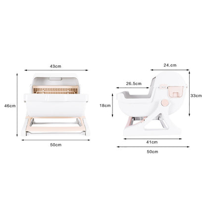 Semi-Automatic Litterbox green