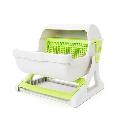 Semi-Automatic Litterbox green