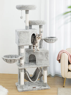برج شجرة القطط متعدد المستويات - الموديل 11 