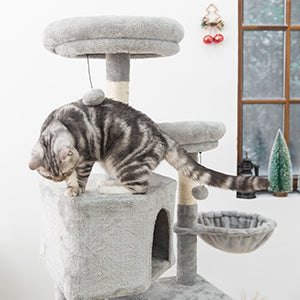برج شجرة القطط متعدد المستويات - الموديل 11 